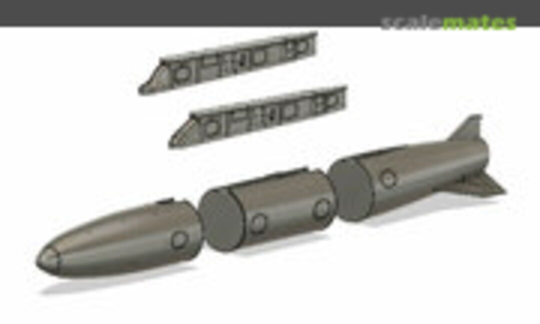 1:32 Eurofighter External Fuel Tank (Wolf 3D Resin Parts WOL320401) WOL320401