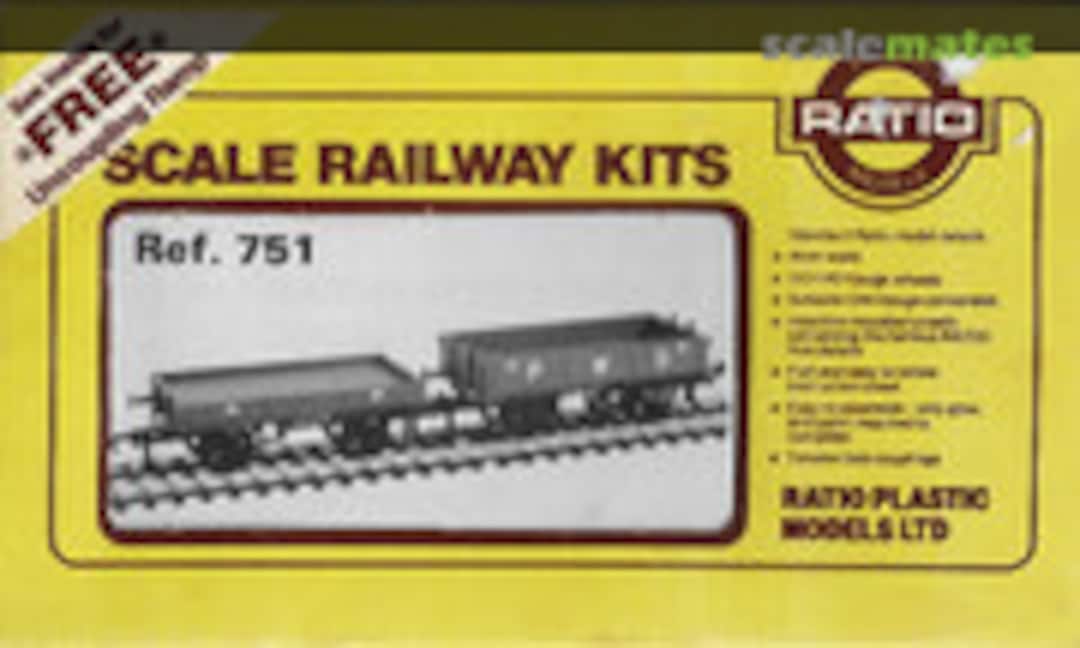 1:76 L.N.W.R. 1 Plank & Ballast (Ratio Plastic Models 751) 751