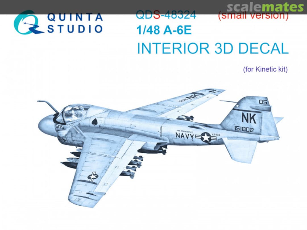 Boxart A-6E interior 3D decals (small version) QDS-48324 Quinta Studio Boxart A-6E interior 3D decals (small version) QDS-48324 Quinta Studio