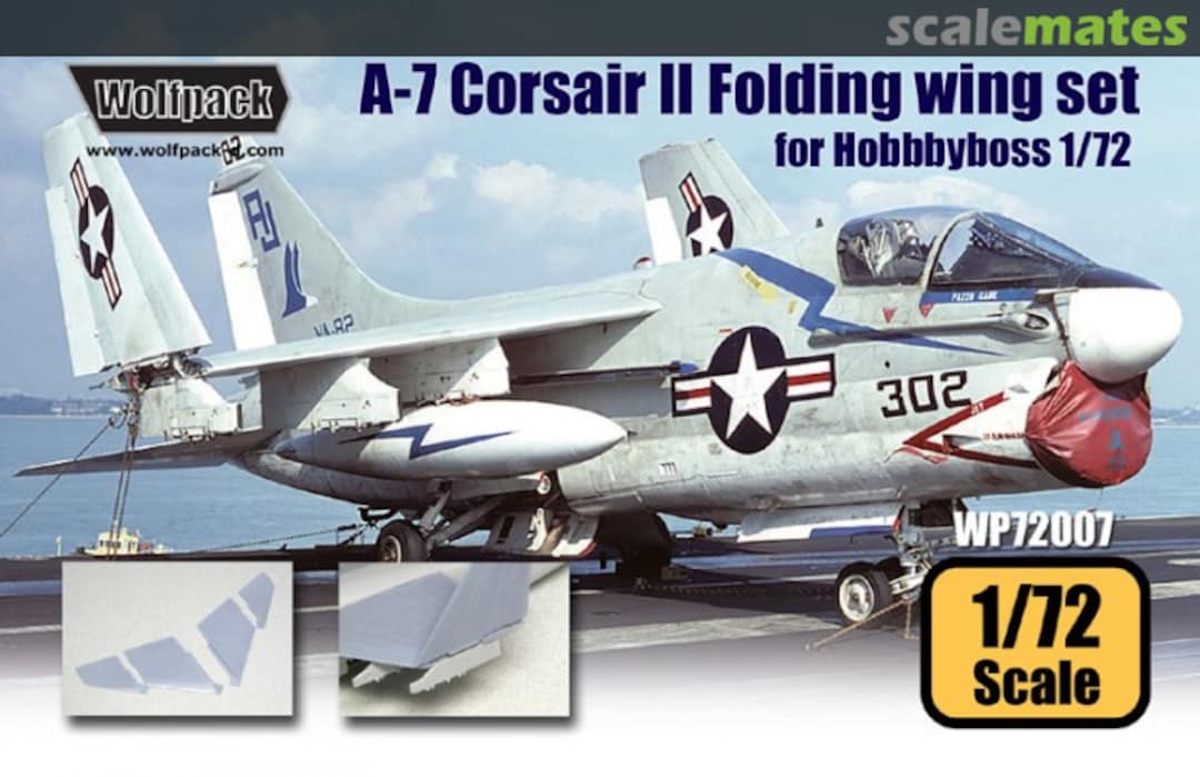 Boxart A-7 Corsair II - Folding Wing Set WP72007 Wolfpack Boxart A-7 Corsair II - Folding Wing Set WP72007 Wolfpack