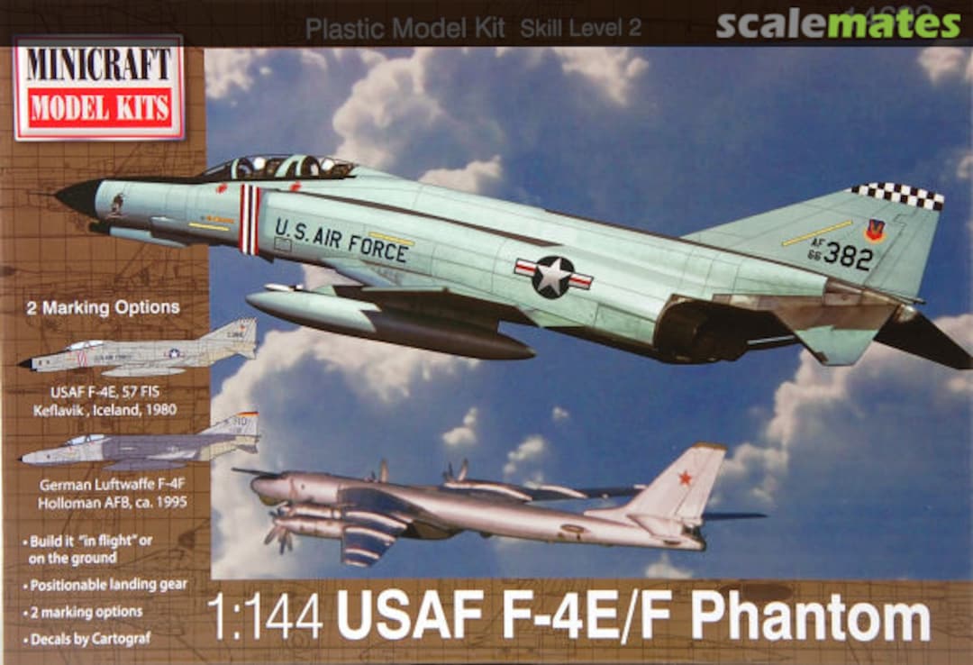 Boxart USAF F-4E/F Phantom 14692 Minicraft Model Kits Boxart USAF F-4E/F Phantom 14692 Minicraft Model Kits