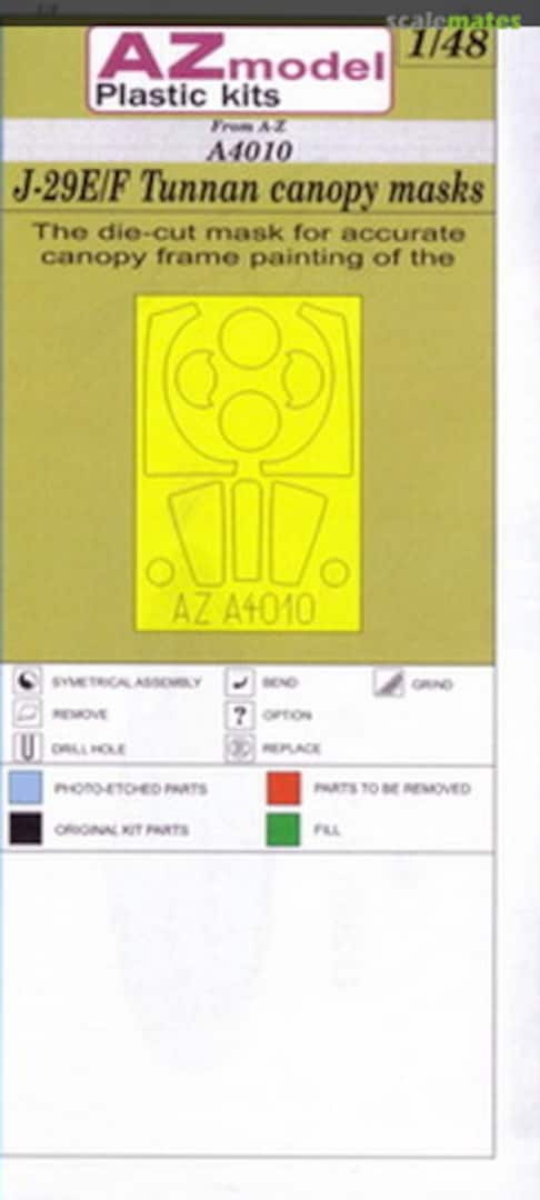 Boxart Saab J29 E/F Tunnan A4010 AZmodel Boxart Saab J29 E/F Tunnan A4010 AZmodel