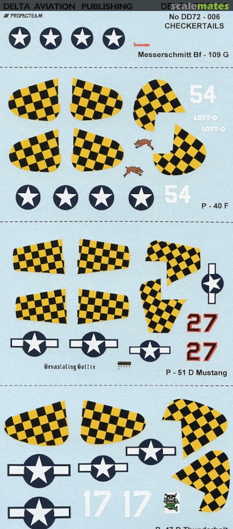 Boxart Checkertails DD72-006 Delta Decals Boxart Checkertails DD72-006 Delta Decals