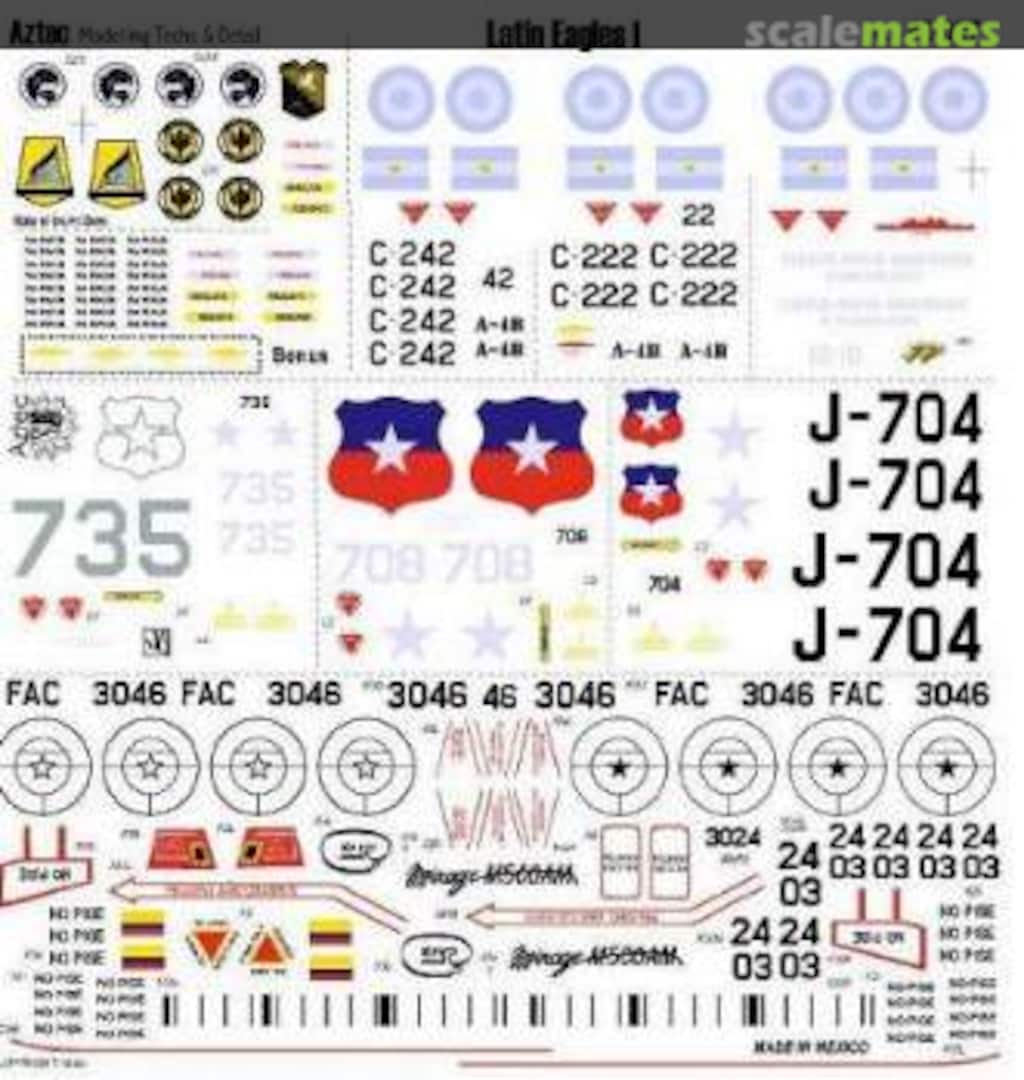Boxart Latin Eagles I 48-007 Aztec Models Boxart Latin Eagles I 48-007 Aztec Models