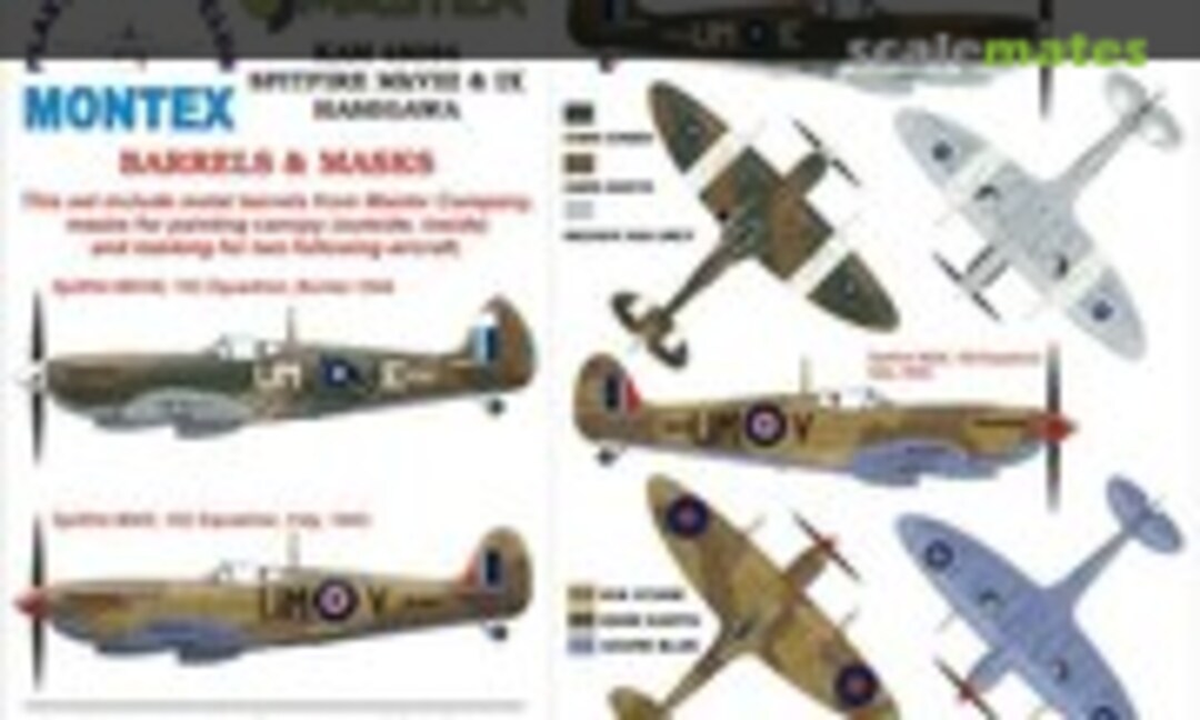 1:48 Spitfire Mk.VIII & IX (Montex KAM48084) KAM48084