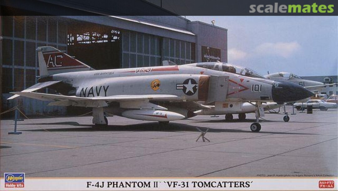 Boxart F-4J Phantom II 'VF-31 Tomcatters' 00858 Hasegawa Boxart F-4J Phantom II 'VF-31 Tomcatters' 00858 Hasegawa
