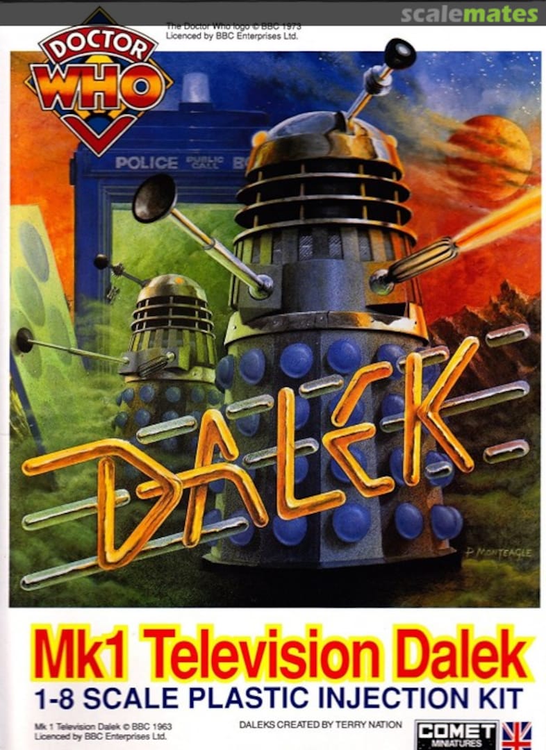 Boxart Mk I Television Dalek CM 009 Comet Miniatures Boxart Mk I Television Dalek CM 009 Comet Miniatures