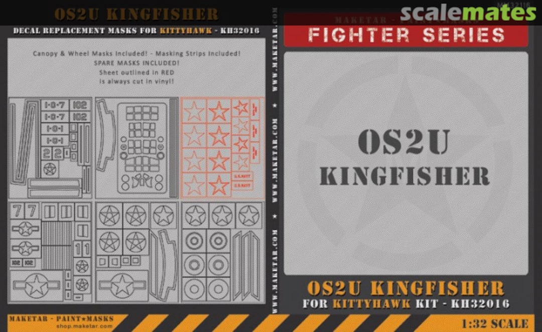 Boxart Vought OS2U Kingfisher MM32116V Maketar Boxart Vought OS2U Kingfisher MM32116V Maketar