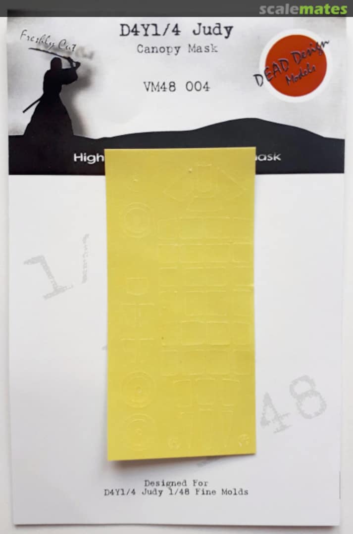 Boxart D4Y1/4 Suisei Canopy Mask VM48004 DEAD Design Models Boxart D4Y1/4 Suisei Canopy Mask VM48004 DEAD Design Models