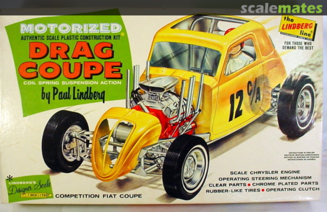 Boxart Drag Coupe 688M-698 Lindberg Boxart Drag Coupe 688M-698 Lindberg