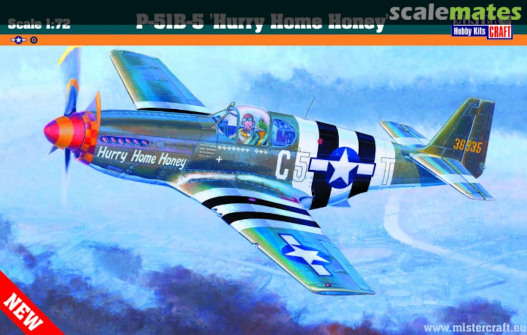 Boxart P-51B-5 'Hurry Home Honey' C-49 MisterCraft Boxart P-51B-5 'Hurry Home Honey' C-49 MisterCraft