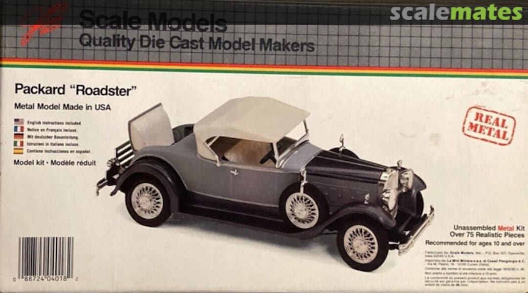 Boxart Packard "Roadster" 04018 JLE Scale Models Boxart Packard "Roadster" 04018 JLE Scale Models