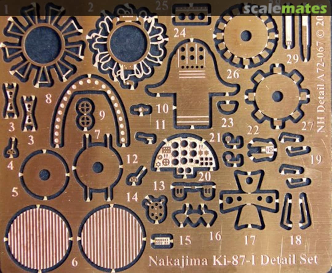 Boxart Nakajima Ki-87 Detail Set for RS Models A72-067 NH Detail Boxart Nakajima Ki-87 Detail Set for RS Models A72-067 NH Detail