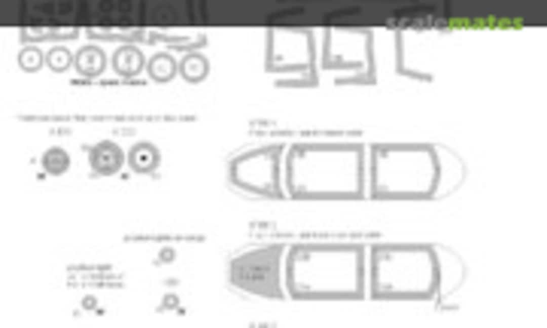 1:48 T-38C Talon (NASA) ADVANCED kabuki masks (New Ware NWAM0124) NWAM0124