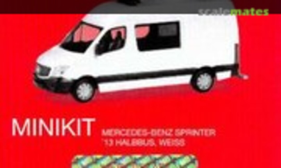 1:87 Minikit: Mercedes-Benz Sprinter '13 Halbbus, weiß (Herpa 013543)