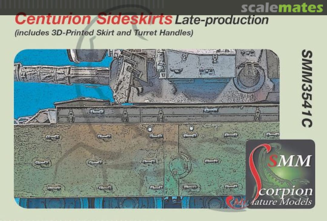 Boxart Centurion Sideskirts Late-production SMM3541C Scorpion Miniature Models Boxart Centurion Sideskirts Late-production SMM3541C Scorpion Miniature Models