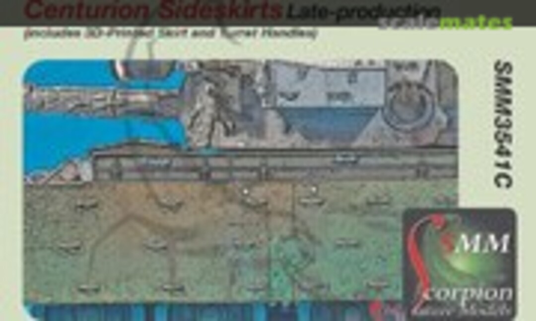 1:35 Centurion Sideskirts Late-production (Scorpion Miniature Models SMM3541C) SMM3541C