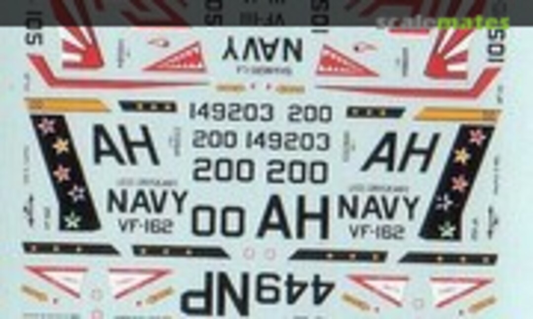 1:144 F-8 Crusaders VF-111, VF-162, VF-24 (Microscale 44-085) 44-085