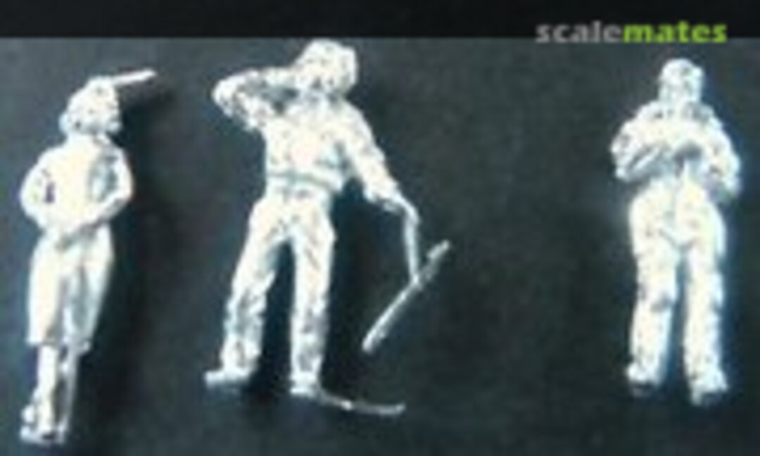 1:76 Luftwaffe Night Fighter Air & Ground Crew, 1939-45 (SHQ Miniatures AIR 09) AIR 09