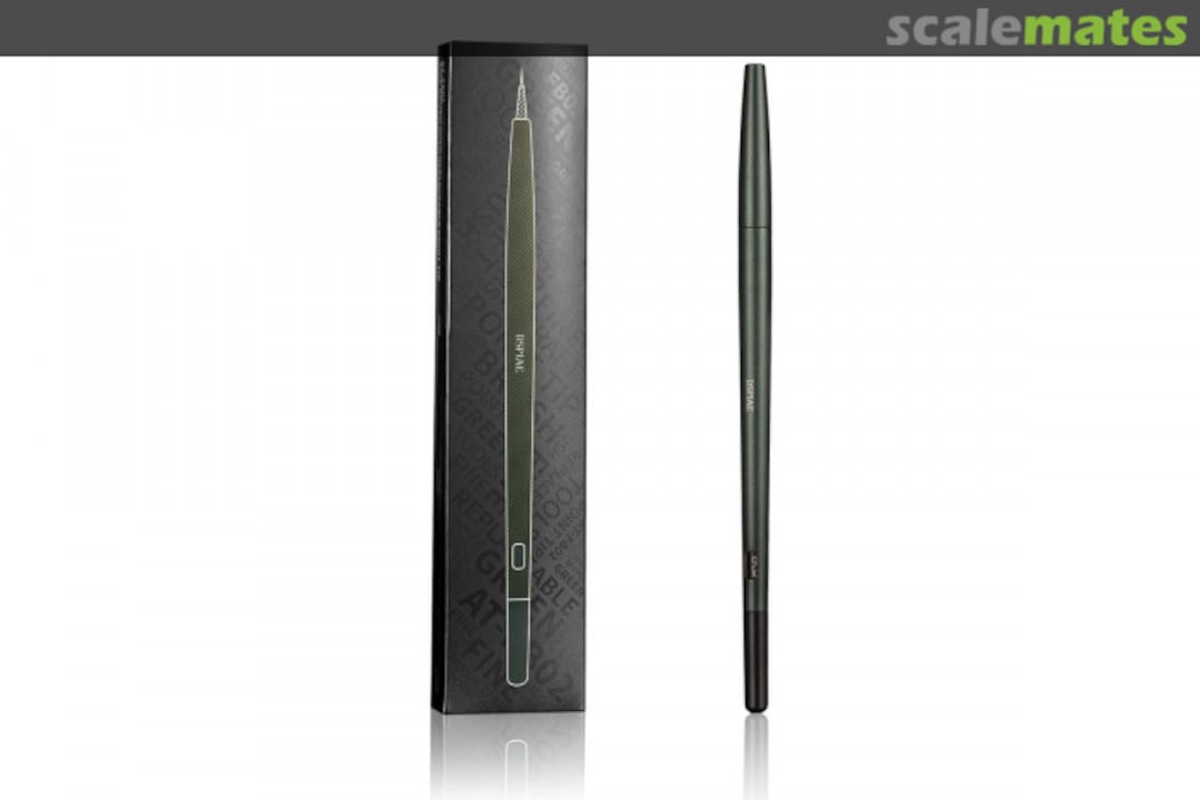 Boxart Aluminium Alloy Interchangeable Fine Tip Brush - Green AT-FB02 DSPIAE Boxart Aluminium Alloy Interchangeable Fine Tip Brush - Green AT-FB02 DSPIAE