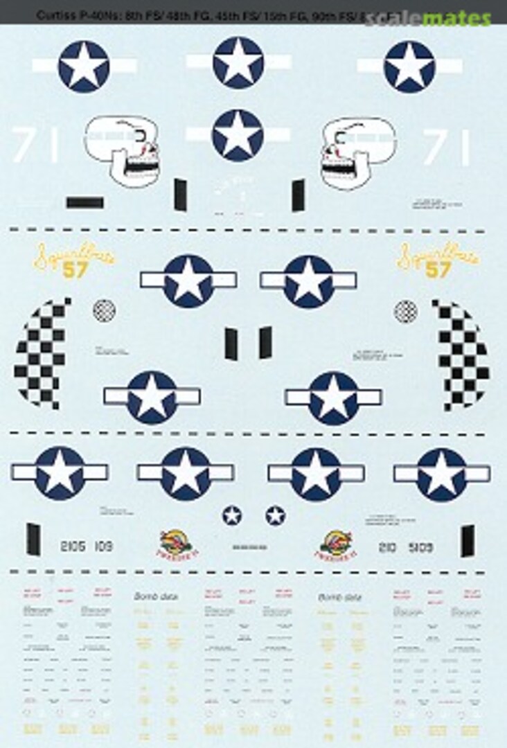 Boxart Curtiss P-40N Warhawks 72-862 Microscale Boxart Curtiss P-40N Warhawks 72-862 Microscale