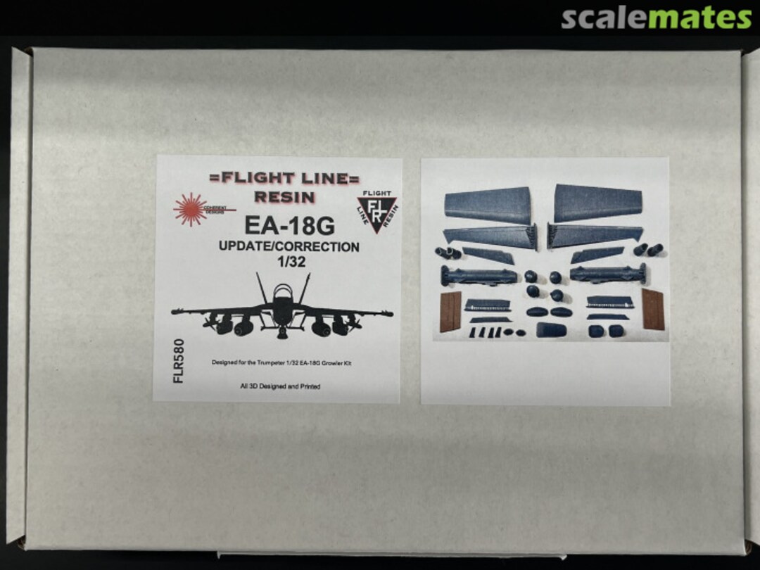 Boxart E/A-18G Growler Update Set FLR580 Flight Line Resin Boxart E/A-18G Growler Update Set FLR580 Flight Line Resin