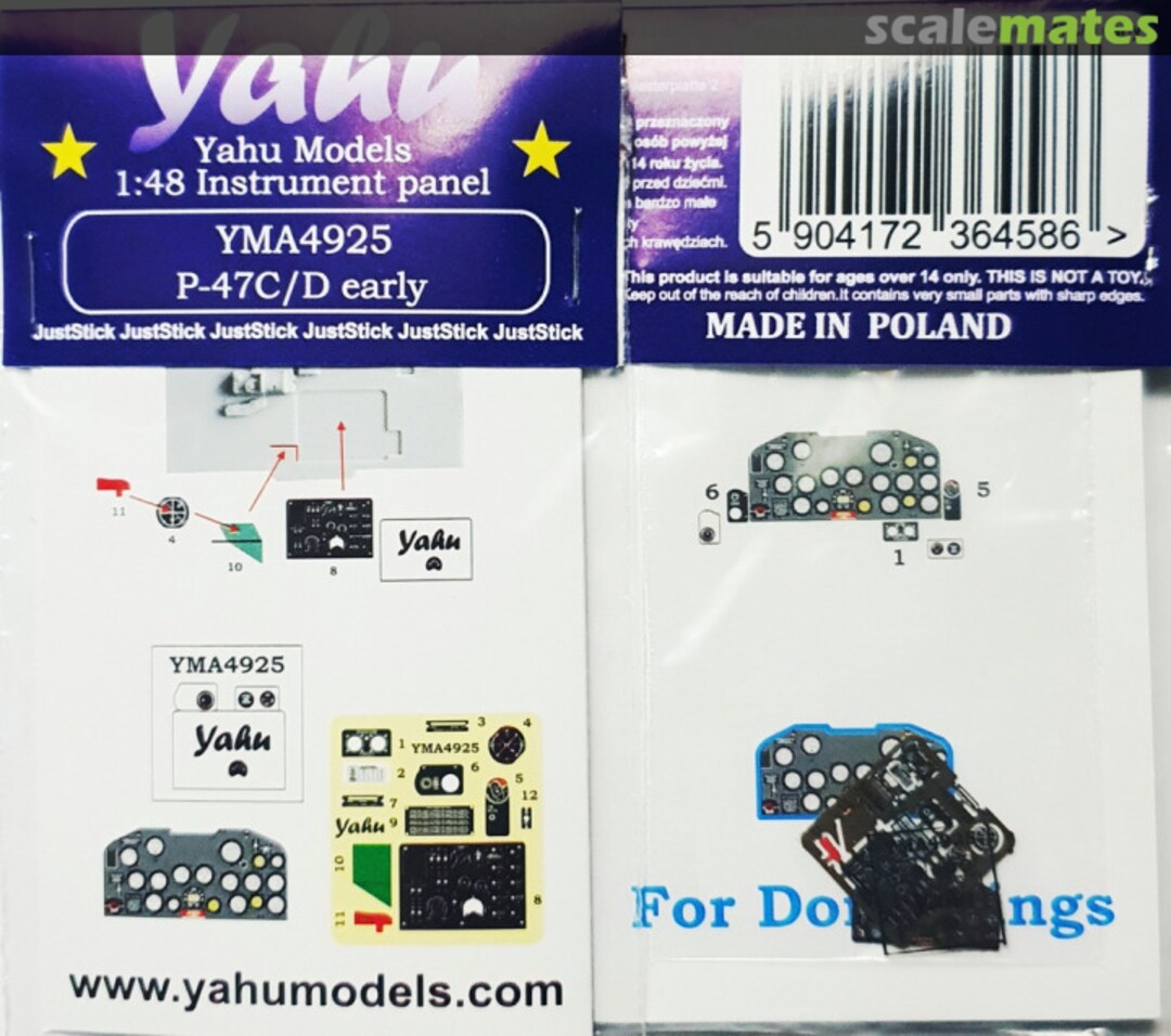 Boxart P-47C/D Thunderbolt (Early) YMA4925 Yahu Models Boxart P-47C/D Thunderbolt (Early) YMA4925 Yahu Models