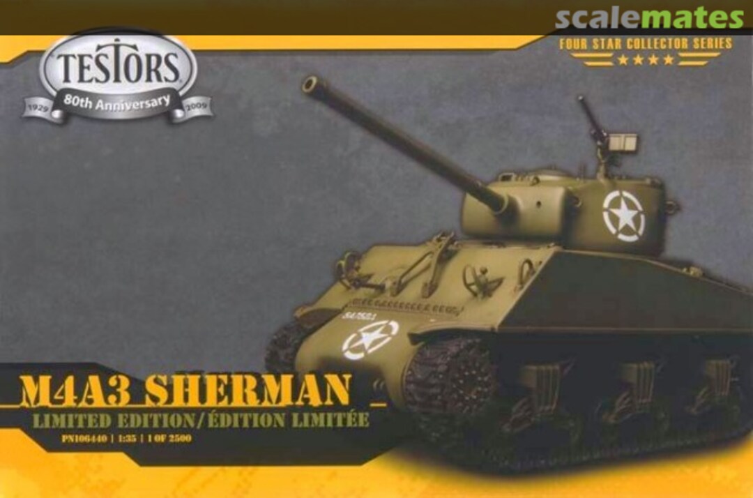 Boxart M4A3 Sherman PN06440 Testors Boxart M4A3 Sherman PN06440 Testors