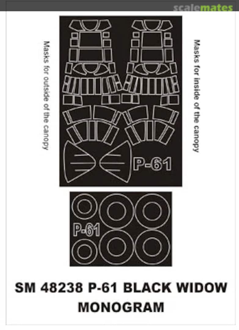 Contents P-61 Black Widow Paint Masks SM48238 Montex Contents P-61 Black Widow Paint Masks SM48238 Montex
