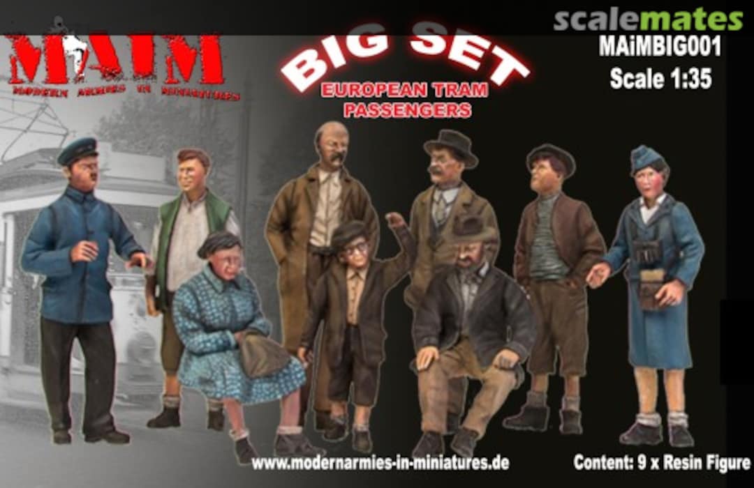 Boxart BIG SET European Tram Passenger - MAiM Exclusive MAIMBIG001 MAiM Boxart BIG SET European Tram Passenger - MAiM Exclusive MAIMBIG001 MAiM