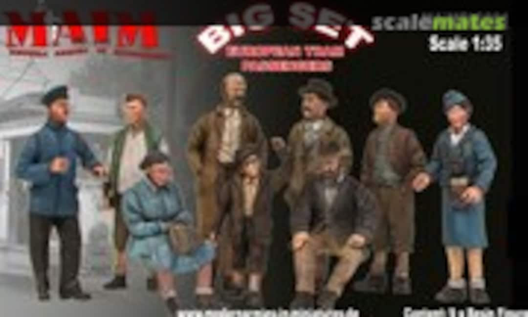 1:35 BIG SET European Tram Passenger - MAiM Exclusive (MAiM MAIMBIG001) MAIMBIG001