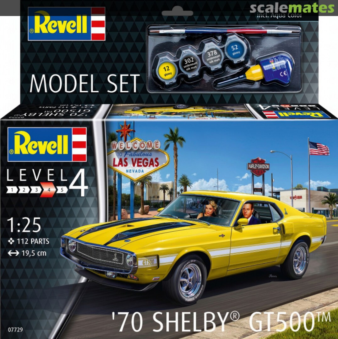 Boxart ’70 Shelby GT500 67729 Revell Boxart ’70 Shelby GT500 67729 Revell