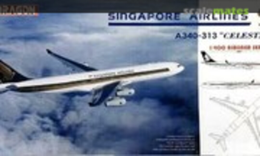 1:400 Airbus A340-313 Singapore Airlines Celestar (Dragon 2204) 2204