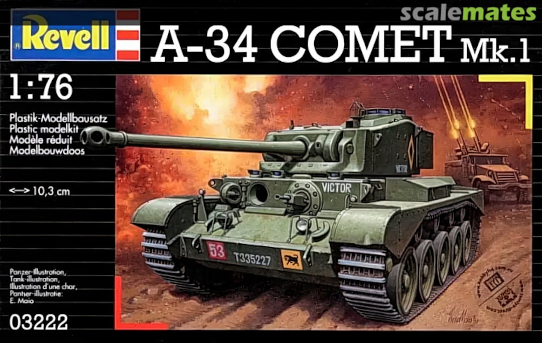 Boxart A34 Comet Mk.1 03222 Revell Boxart A34 Comet Mk.1 03222 Revell