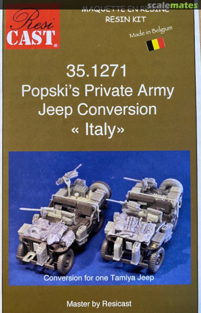 Boxart Popski's Jeep (conversion for Tamiya Jeep) 35.1271 Resicast Boxart Popski's Jeep (conversion for Tamiya Jeep) 35.1271 Resicast