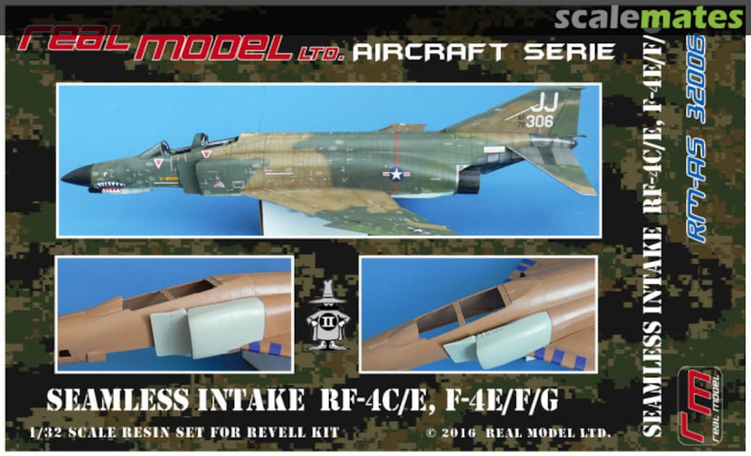 Boxart RF-4C/E F-4E/F/G Seamless Intake RM-AS 32006 Real Model Boxart RF-4C/E F-4E/F/G Seamless Intake RM-AS 32006 Real Model