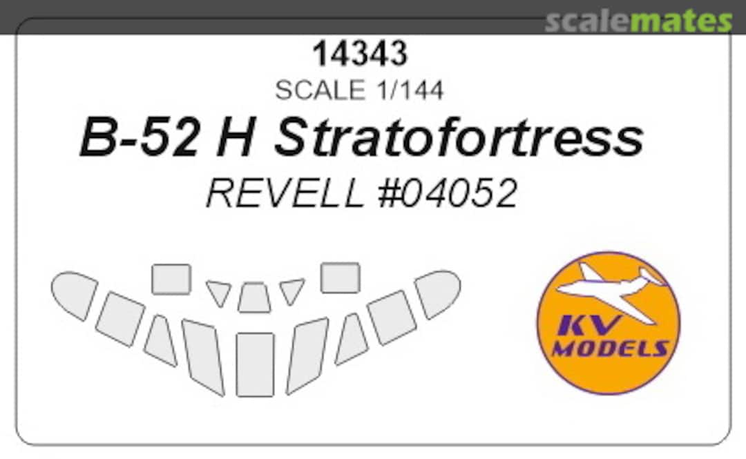 Boxart Boeing B-52 H Stratofortress 14343 KV Models Boxart Boeing B-52 H Stratofortress 14343 KV Models