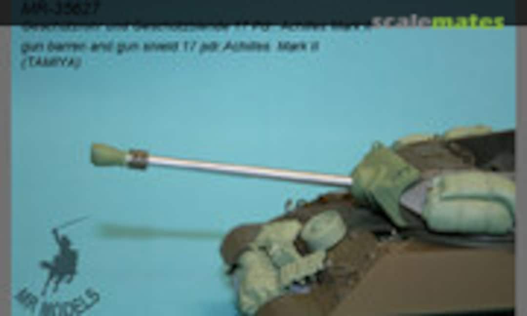 1:35 17 pdr Achilles Mark II Barrel and Gun Shield (MR Modellbau MR-35627)