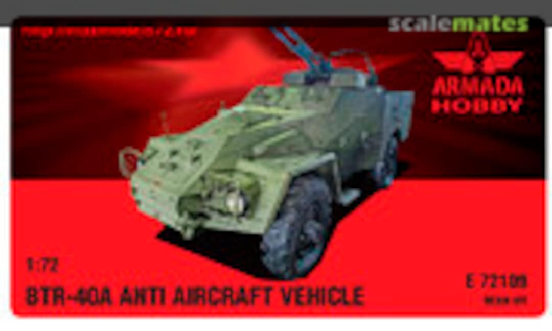 1:72 BTR-40A Anti Aircraft Vehicle (Armada Hobby E72109) E72109