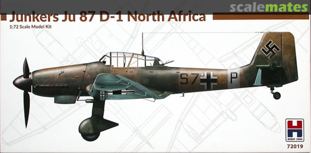 Boxart Junkers Ju-87 D-1 72019 Hobby 2000 Boxart Junkers Ju-87 D-1 72019 Hobby 2000