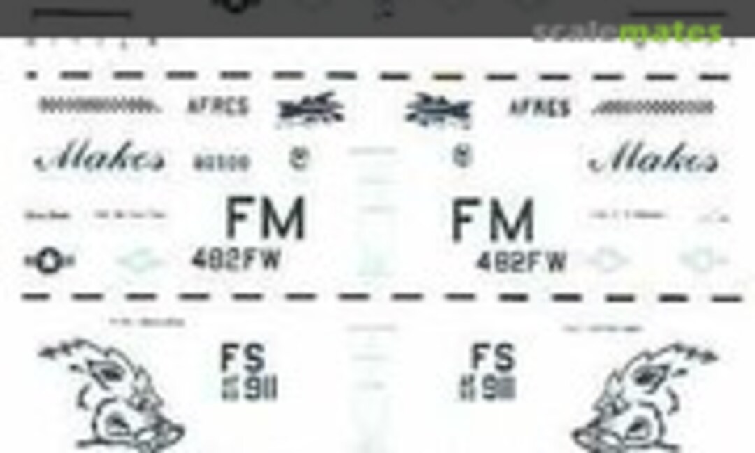 1:72 F-16A.C Falcons: 188th FS/150th FW Cdr., 482nd FW Cdr. (Microscale 72-866) 72-866