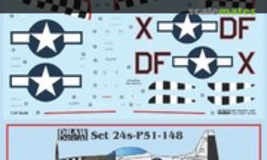1:24 “TF-51 NL20TF” TF-51D (Draw Decal 24-P51-148) 24-P51-148