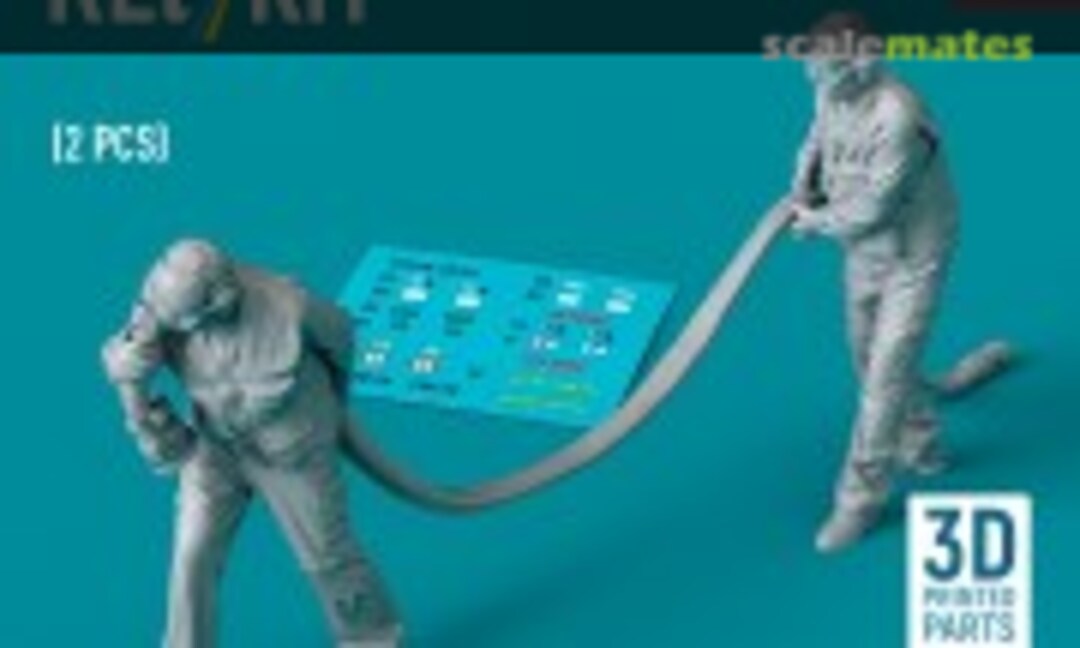 1:48 Purple jersey refueling team (modern) (scene 1) (2 pcs) (ResKit RSF48-0028) RSF48-0028