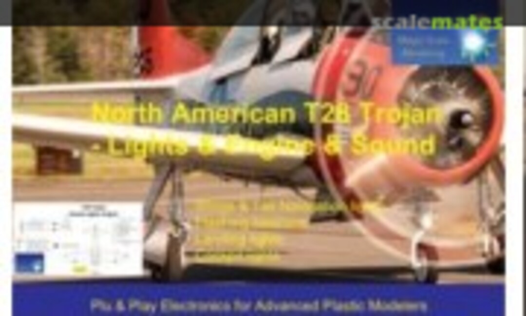 1:32 North American T-28 Trojan - Lights, Engines and Sound (Magic Scale Modeling MSM-058) MSM-058