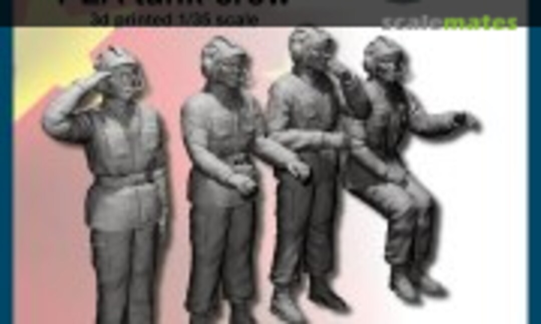 1:35 Modern PLA Tank Crew (4 Figures / 3D-Printed) (FC Model Trend 37365) 37365