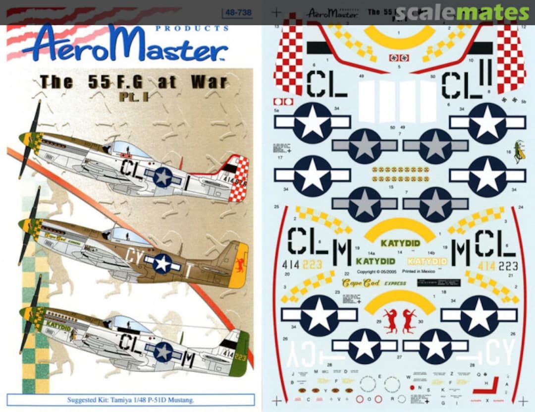 Boxart The 55 F.G at War 48-738 AeroMaster Boxart The 55 F.G at War 48-738 AeroMaster