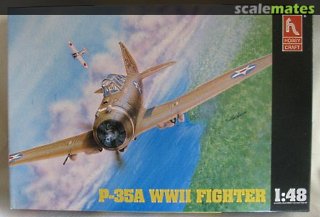 Boxart P-35A WWII Fighter HC1553 Hobbycraft Boxart P-35A WWII Fighter HC1553 Hobbycraft