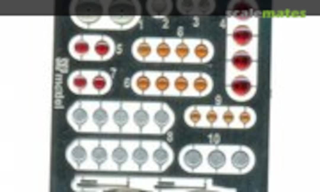 1:35 Lenses and taillights for Zil-157 (SKP model SKP 129)