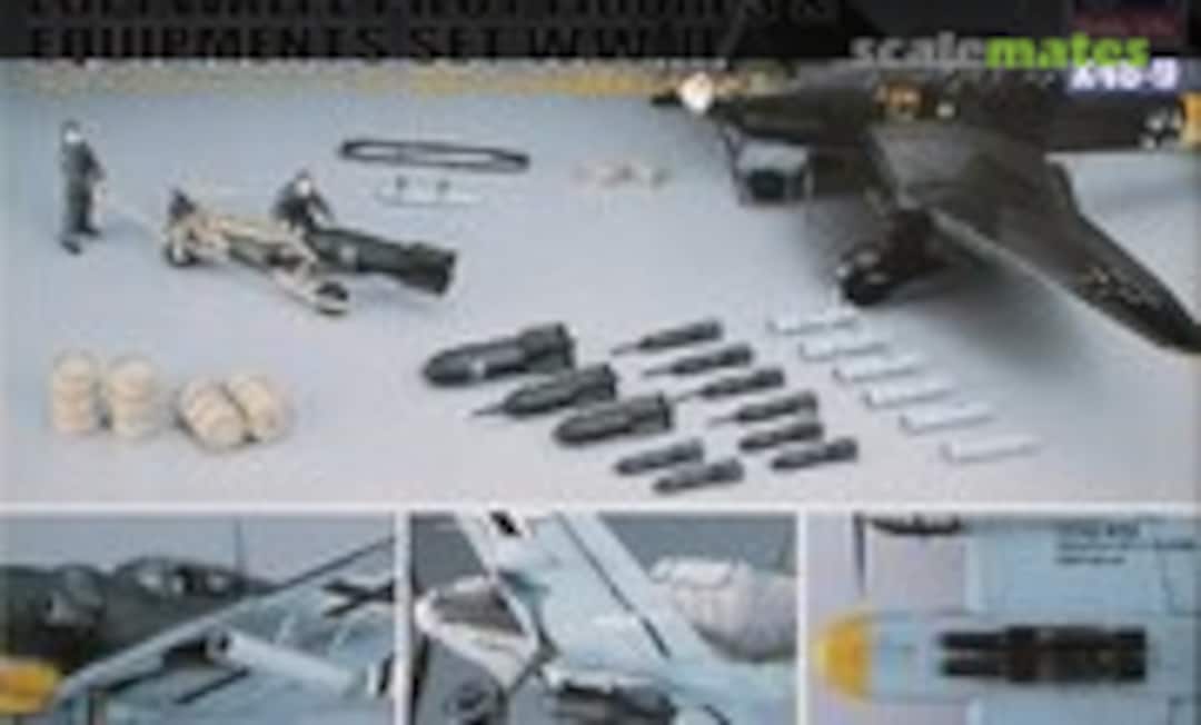 1:48 Luftwaffe Pilot Figures & Equipments Set W.W.II (Hasegawa 36009-1200) 36009-1200