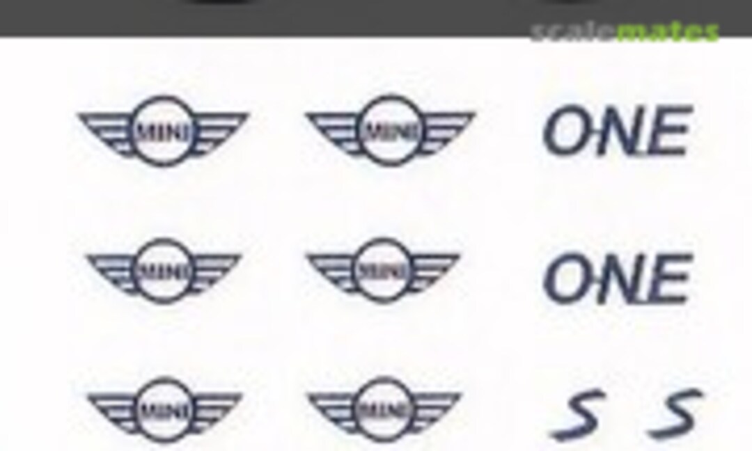 1:24 MINI COOPER+COOPER S Sticker (A+ Club MS-024) MS-024